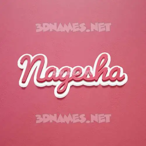 nagesha in Red Scribble style - 3D name wallpaper nagesha in Red Scribble style - 3D name wallpaper
