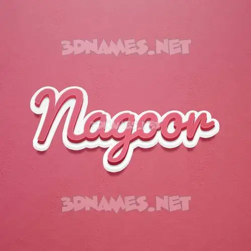 nagoor in Red Scribble style - 3D name wallpaper nagoor in Red Scribble style - 3D name wallpaper