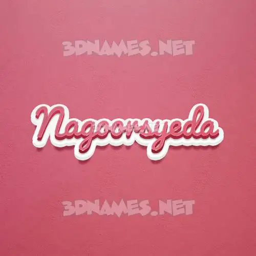 nagoorsyeda in Red Scribble style - 3D name wallpaper nagoorsyeda in Red Scribble style - 3D name wallpaper