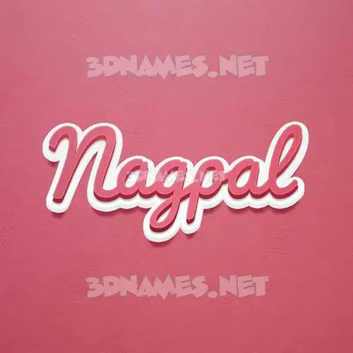 nagpal in Red Scribble style - 3D name wallpaper nagpal in Red Scribble style - 3D name wallpaper