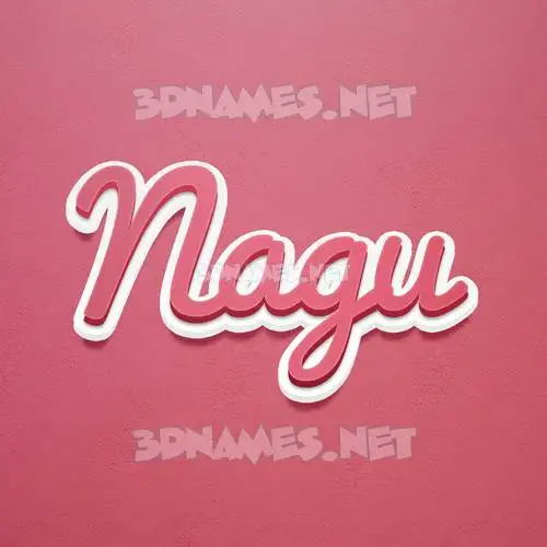 nagu in Red Scribble style - 3D name wallpaper nagu in Red Scribble style - 3D name wallpaper