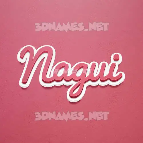 nagui in Red Scribble style - 3D name wallpaper nagui in Red Scribble style - 3D name wallpaper
