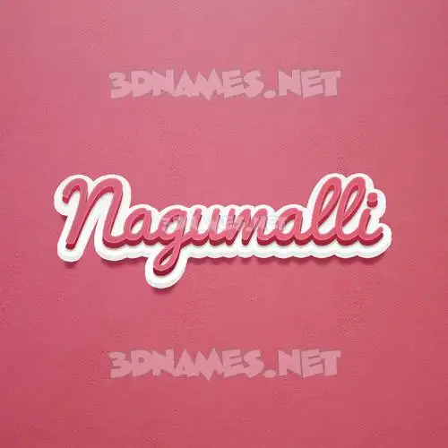 nagumalli in Red Scribble style - 3D name wallpaper nagumalli in Red Scribble style - 3D name wallpaper