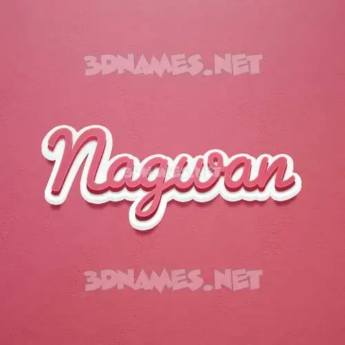 nagwan in Red Scribble style - 3D name wallpaper nagwan in Red Scribble style - 3D name wallpaper