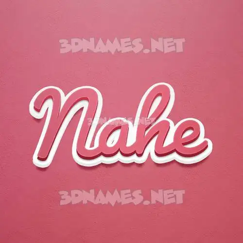 nahe in Red Scribble style - 3D name wallpaper nahe in Red Scribble style - 3D name wallpaper
