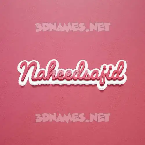 naheedsajid in Red Scribble style - 3D name wallpaper naheedsajid in Red Scribble style - 3D name wallpaper