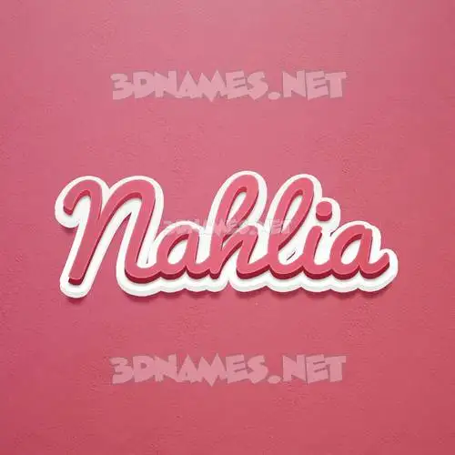 nahlia in Red Scribble style - 3D name wallpaper nahlia in Red Scribble style - 3D name wallpaper