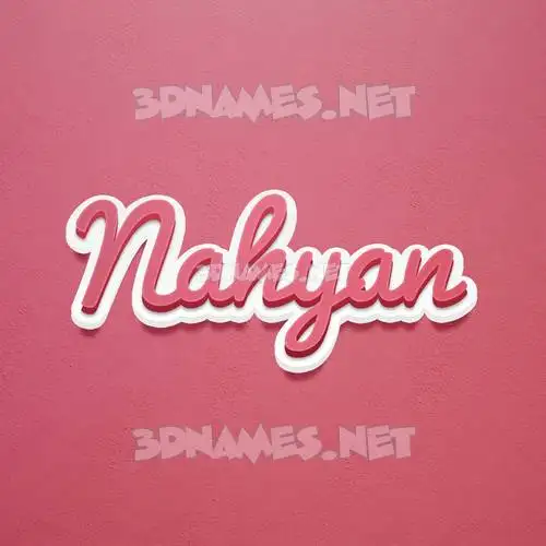 nahyan in Red Scribble style - 3D name wallpaper nahyan in Red Scribble style - 3D name wallpaper