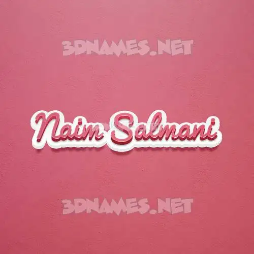 naim salmani in Red Scribble style - 3D name wallpaper naim salmani in Red Scribble style - 3D name wallpaper