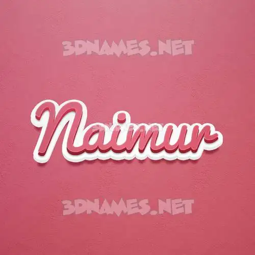 naimur in Red Scribble style - 3D name wallpaper naimur in Red Scribble style - 3D name wallpaper