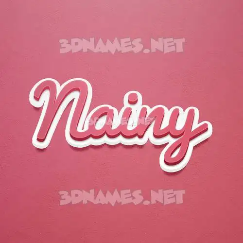 nainy in Red Scribble style - 3D name wallpaper nainy in Red Scribble style - 3D name wallpaper