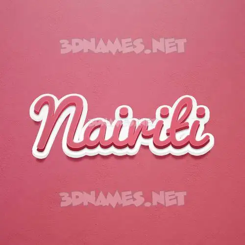 nairiti in Red Scribble style - 3D name wallpaper nairiti in Red Scribble style - 3D name wallpaper