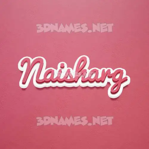naisharg in Red Scribble style - 3D name wallpaper naisharg in Red Scribble style - 3D name wallpaper