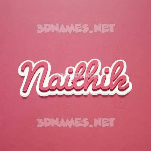 naithik in Red Scribble style - 3D name wallpaper naithik in Red Scribble style - 3D name wallpaper