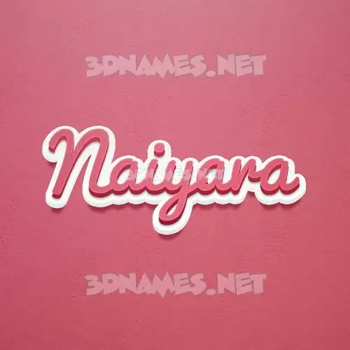 naiyara in Red Scribble style - 3D name wallpaper naiyara in Red Scribble style - 3D name wallpaper