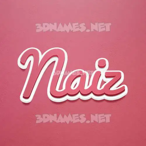 naiz in Red Scribble style - 3D name wallpaper naiz in Red Scribble style - 3D name wallpaper