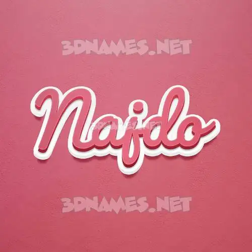 najdo in Red Scribble style - 3D name wallpaper najdo in Red Scribble style - 3D name wallpaper