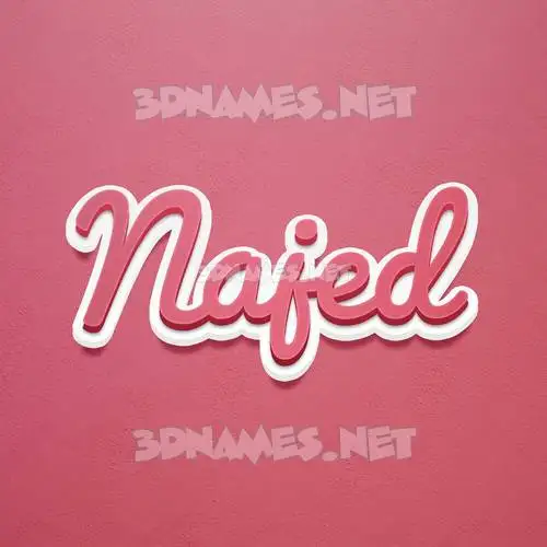 najed in Red Scribble style - 3D name wallpaper najed in Red Scribble style - 3D name wallpaper