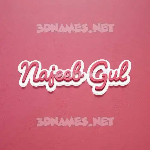 najeeb gul in Red Scribble style - 3D name wallpaper najeeb gul in Red Scribble style - 3D name wallpaper