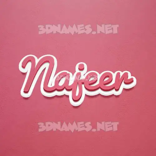 najeer in Red Scribble style - 3D name wallpaper najeer in Red Scribble style - 3D name wallpaper