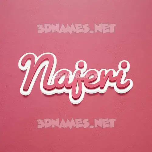 najeri in Red Scribble style - 3D name wallpaper najeri in Red Scribble style - 3D name wallpaper