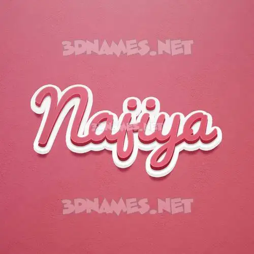 najiya in Red Scribble style - 3D name wallpaper najiya in Red Scribble style - 3D name wallpaper