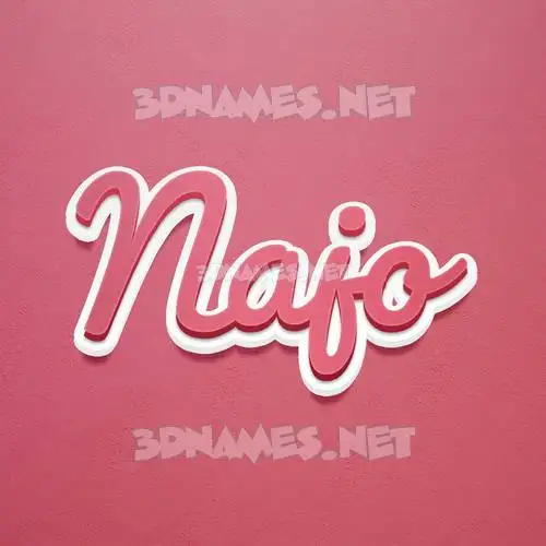 najo in Red Scribble style - 3D name wallpaper najo in Red Scribble style - 3D name wallpaper