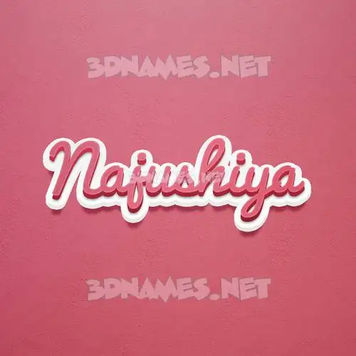 najushiya in Red Scribble style - 3D name wallpaper najushiya in Red Scribble style - 3D name wallpaper