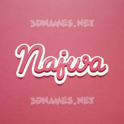 najwa in Red Scribble style - 3D name wallpaper najwa in Red Scribble style - 3D name wallpaper