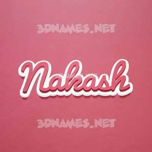 nakash in Red Scribble style - 3D name wallpaper nakash in Red Scribble style - 3D name wallpaper