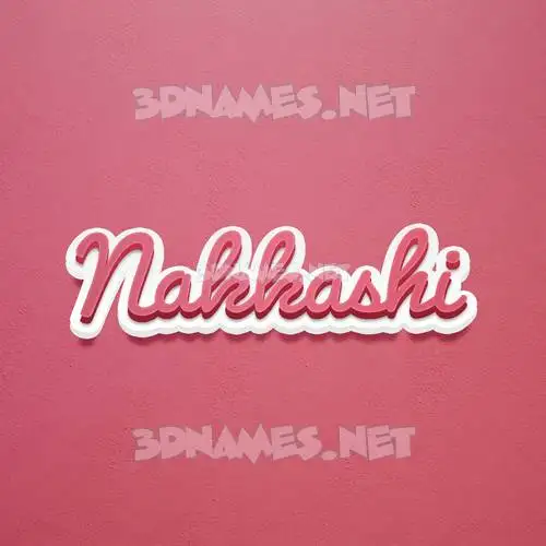 nakkashi in Red Scribble style - 3D name wallpaper nakkashi in Red Scribble style - 3D name wallpaper