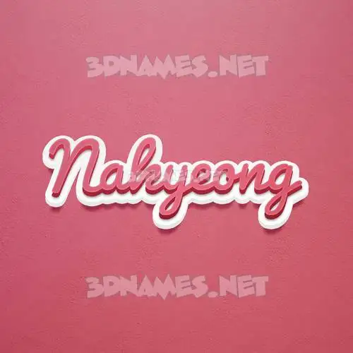 nakyeong in Red Scribble style - 3D name wallpaper nakyeong in Red Scribble style - 3D name wallpaper