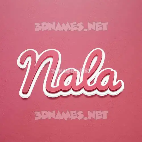 nala in Red Scribble style - 3D name wallpaper nala in Red Scribble style - 3D name wallpaper