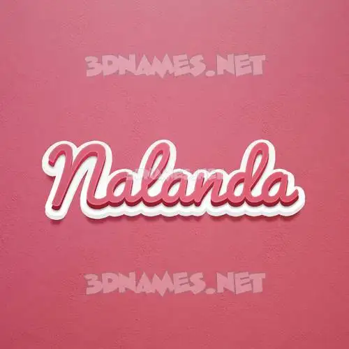 nalanda in Red Scribble style - 3D name wallpaper nalanda in Red Scribble style - 3D name wallpaper