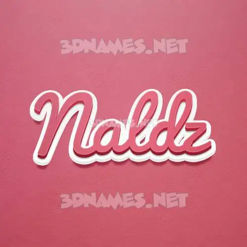 naldz in Red Scribble style - 3D name wallpaper naldz in Red Scribble style - 3D name wallpaper