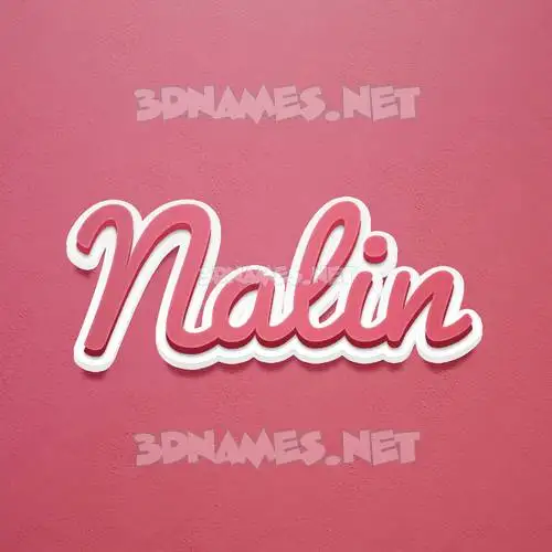 nalin in Red Scribble style - 3D name wallpaper nalin in Red Scribble style - 3D name wallpaper