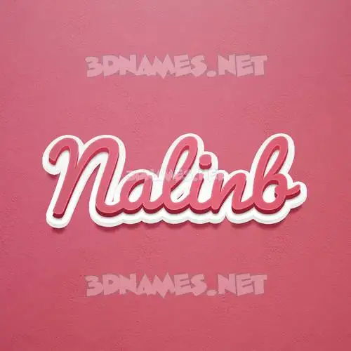 nalinb in Red Scribble style - 3D name wallpaper nalinb in Red Scribble style - 3D name wallpaper