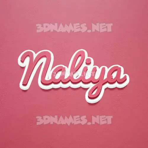 naliya in Red Scribble style - 3D name wallpaper naliya in Red Scribble style - 3D name wallpaper