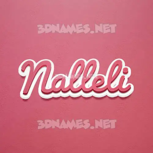 nalleli in Red Scribble style - 3D name wallpaper nalleli in Red Scribble style - 3D name wallpaper