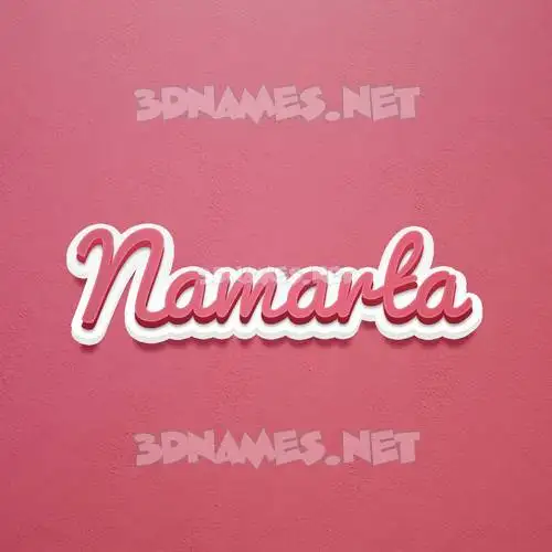 namarta in Red Scribble style - 3D name wallpaper namarta in Red Scribble style - 3D name wallpaper