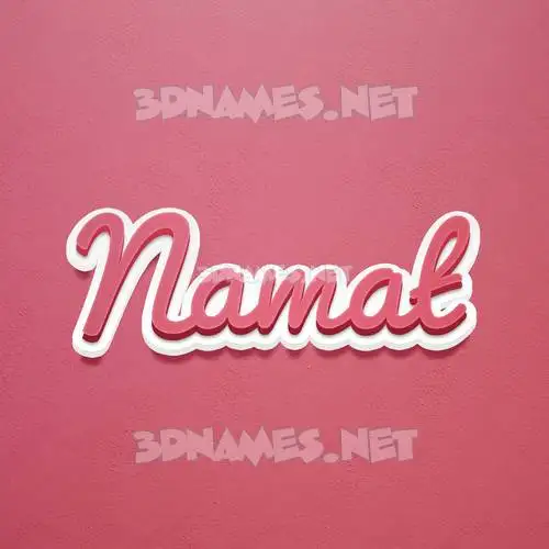 namat in Red Scribble style - 3D name wallpaper namat in Red Scribble style - 3D name wallpaper