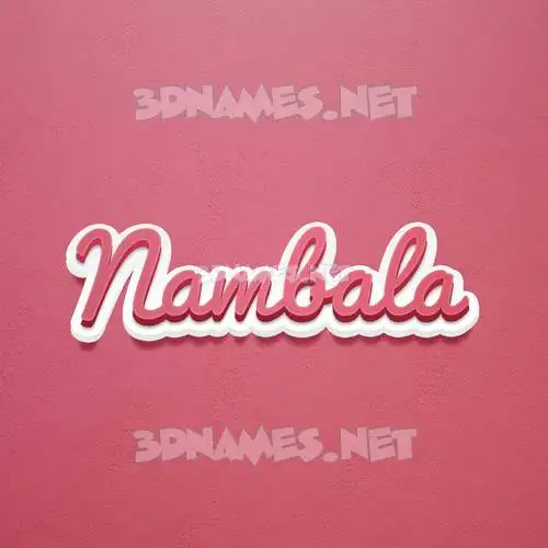nambala in Red Scribble style - 3D name wallpaper nambala in Red Scribble style - 3D name wallpaper
