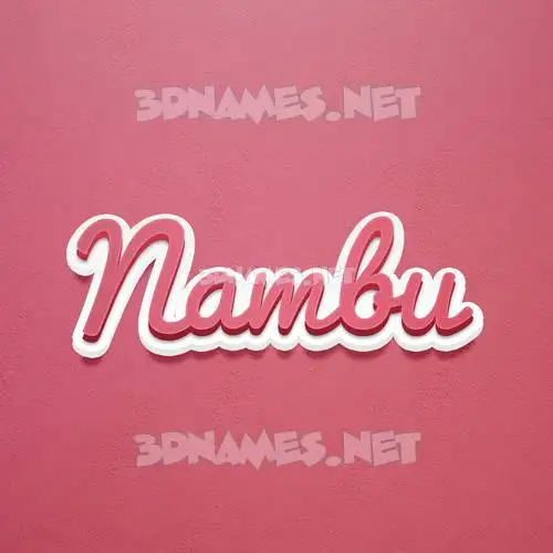 nambu in Red Scribble style - 3D name wallpaper nambu in Red Scribble style - 3D name wallpaper