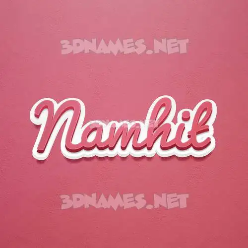 namhit in Red Scribble style - 3D name wallpaper namhit in Red Scribble style - 3D name wallpaper