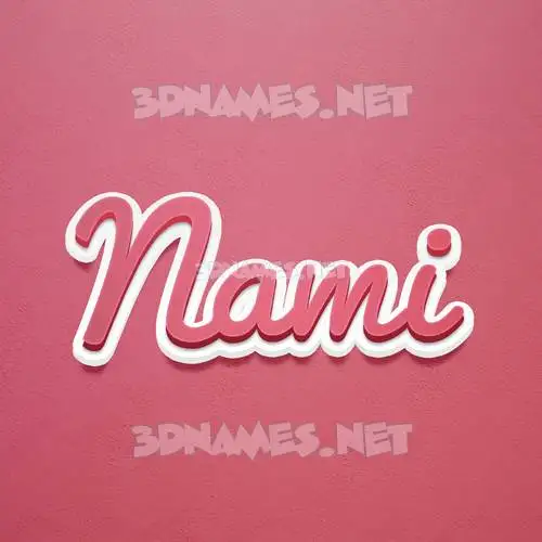 nami in Red Scribble style - 3D name wallpaper nami in Red Scribble style - 3D name wallpaper