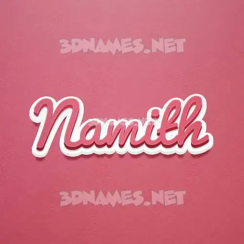 namith in Red Scribble style - 3D name wallpaper namith in Red Scribble style - 3D name wallpaper