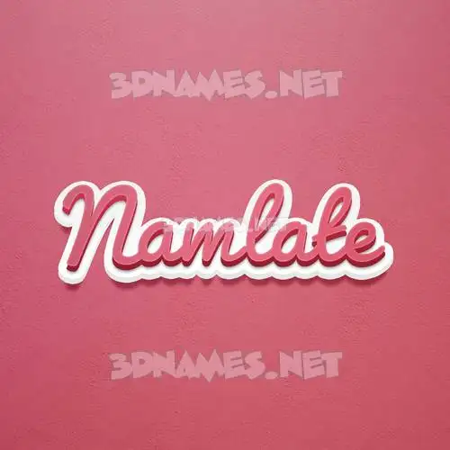 namlate in Red Scribble style - 3D name wallpaper namlate in Red Scribble style - 3D name wallpaper