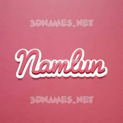 namlun in Red Scribble style - 3D name wallpaper namlun in Red Scribble style - 3D name wallpaper