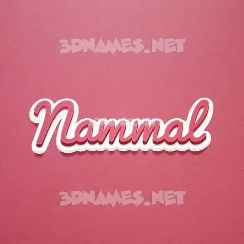 nammal in Red Scribble style - 3D name wallpaper nammal in Red Scribble style - 3D name wallpaper