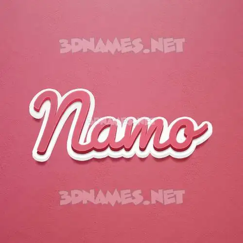 namo in Red Scribble style - 3D name wallpaper namo in Red Scribble style - 3D name wallpaper